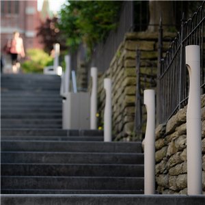 Lámpara pie Flindt Bollard outdoor Louis Poulsen
