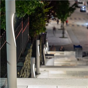 Lámpara pie Flindt Bollard outdoor Louis Poulsen
