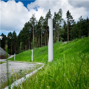 Lámpara pie Flindt Bollard outdoor Louis Poulsen
