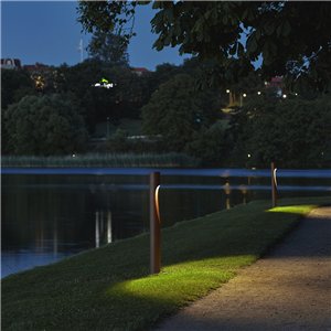 Lámpara pie Flindt Bollard outdoor Louis Poulsen