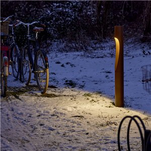 Lámpara pie Flindt Bollard outdoor Louis Poulsen