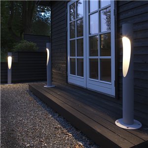 Lámpara pie Flindt Bollard outdoor Louis Poulsen