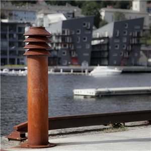 Lámpara pie Bysted Bollard outdoor Louis Poulsen