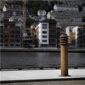 Lámpara pie Bysted Bollard outdoor Louis Poulsen