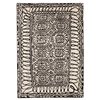 Alfombra Black on white Estambul Nanimarquina
