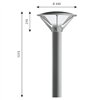 Lámpara pie Kipp Bollard outdoor Louis Poulsen