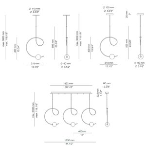 Lámpara suspensión Loop Estiluz