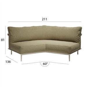 Sofá Pasadena Esquinero 60° Vondom