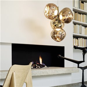 Lámpara suspensión Melt Chandelier Tom Dixon