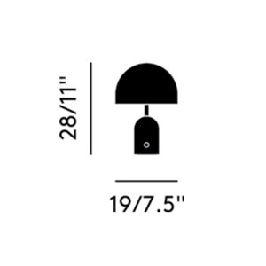 Lámpara portátil Bell Tom Dixon