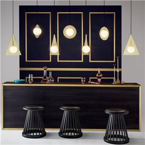Taburete bajo Fan Tom Dixon