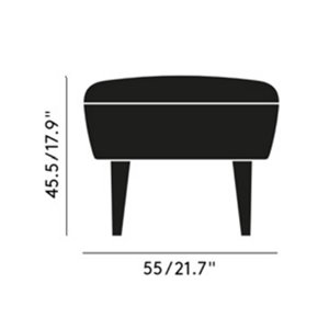 Reposapiés Wingback Tom Dixon