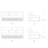 Sofá modular 4 Dna Gandia Blasco