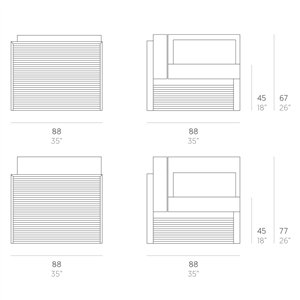 Sofá modular 6 Dna Gandia Blasco