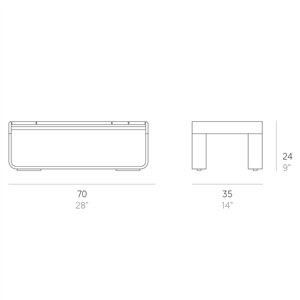 Mesa Tumbona Flat Gandia Blasco