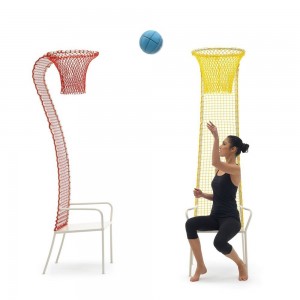 Silla Lazy basketball de Campeggi. Silla Baloncesto.