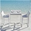 Taburete alto con respaldo Flat Gandia Blasco