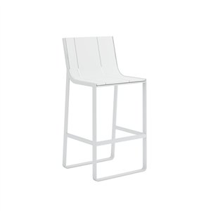 Taburete alto con respaldo Flat Gandia Blasco