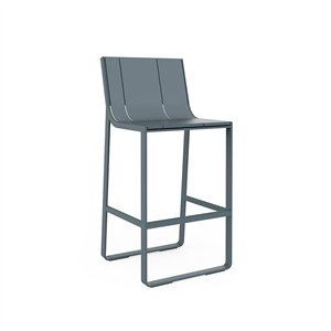 Taburete alto con respaldo Flat Gandia Blasco