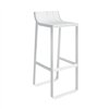 Taburete alto con respaldo Flat Gandia Blasco