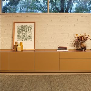 Mueble salón Aura con forro abierto Treku