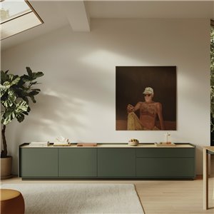 Mueble salón Aura con forro abierto Treku