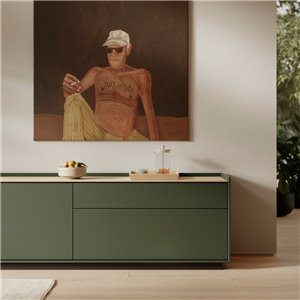 Mueble salón Aura con forro abierto Treku