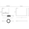 Lámpara de suspensión Celeste Horizontal FM Iluminación