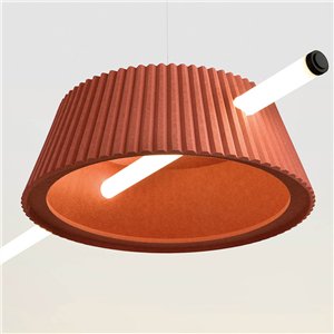 Lámpara de suspensión Celeste Horizontal FM Iluminación
