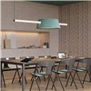 Lámpara de suspensión Celeste Horizontal FM Iluminación