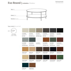 Mesa auxiliar Exo Round Kendo