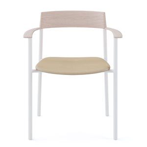 Sillón Perxa apilable tapizado Viccarbe