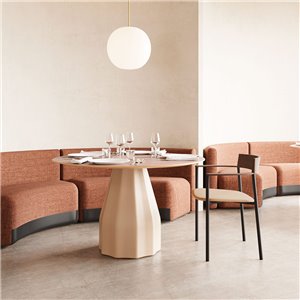 Sillón Perxa apilable tapizado Viccarbe