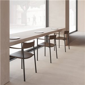 Sillón Perxa apilable tapizado Viccarbe