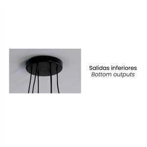 Lámpara de suspensión Kit Pop-Up 1T FM iluminación