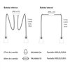 Lámpara de suspensión Kit Pop-Up 2T FM iluminación