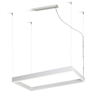 Lámpara de suspensión Manolo rectangular FM iluminación