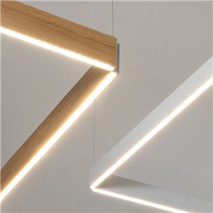 Lámpara de suspensión Manolo rectangular FM iluminación