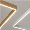 Lámpara de suspensión Manolo rectangular FM iluminación