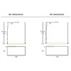 Lámpara de suspensión Manolo rectangular FM iluminación