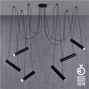 Lámpara de suspensión Pepo múltiple FM iluminación