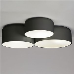 Plafón Pot triple FM iluminación