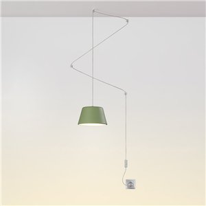 Lámpara de suspensión plug‑in Sento FM iluminación