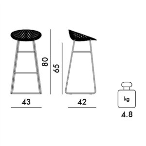 Taburete Smatrik Kartell