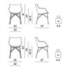 Silla Q/Wood Patas Kartell