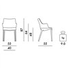 Silla Eleganza Nia Kartell
