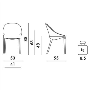 Silla Eleganza Ela Missoni Kartell