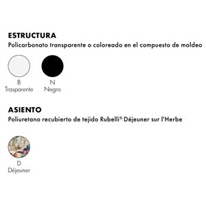 Butaca Madame Rubelli Kartell