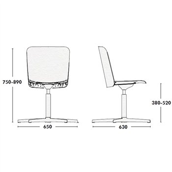 Silla Supra Giratoria Regulable Ondarreta