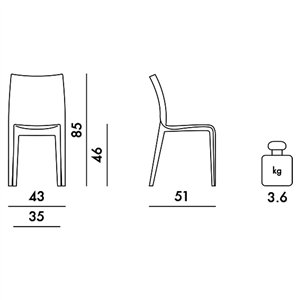 Silla Ami Ami Kartell